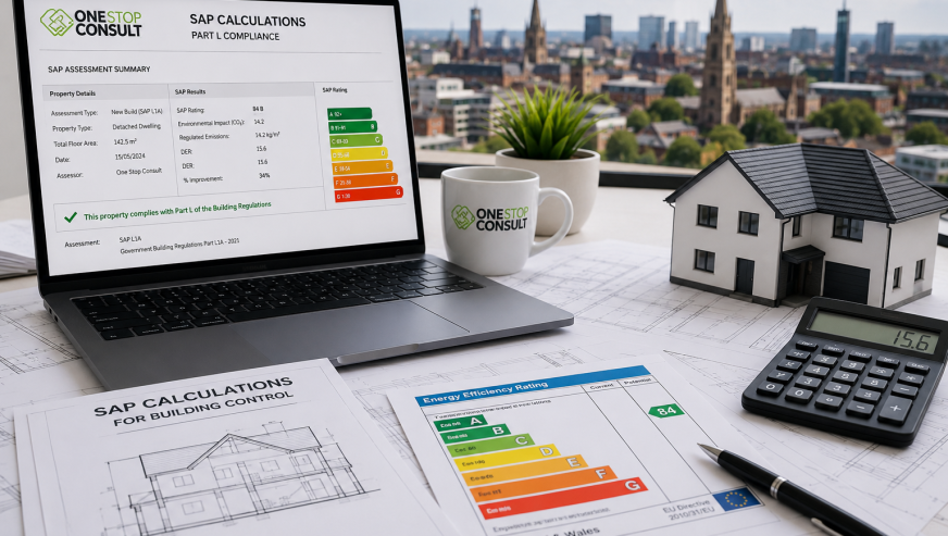 SAP calculations and Part L compliance assessments in Coventry